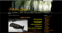 Desktop Screenshot of hubertiajagd.com